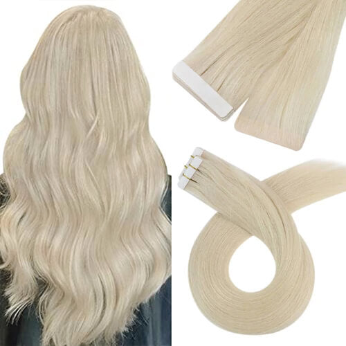 hair extensions application-blonde hair extensions-platinum blonde hair-platinum hair-light blonde hair-human hair extensions-thick blonde-platinum white hair