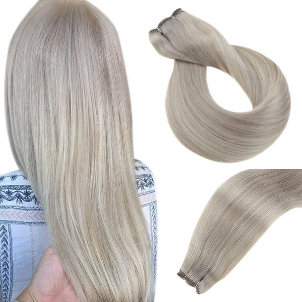 Load image into Gallery viewer, human hair weft bundles -best hair extensions for thin hair-18 inch hair extensions-extensions for hair-virgin hair-virgin hair bundles-real human hair extensions
