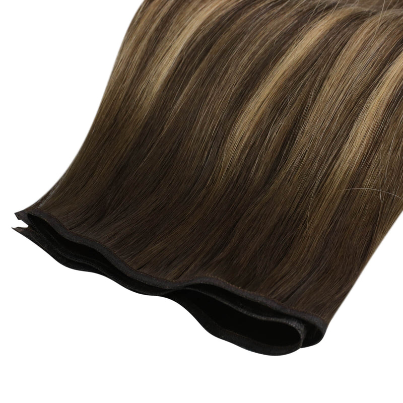 Load image into Gallery viewer, real human hair-real hair extensions-how long do hair extensions last-hair extensions before and after-types of hair extensions-20 inch hair extensions
