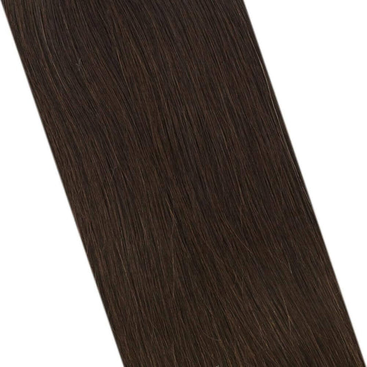 Dark Brown virgin pu weft human hair bundles-human hair extensions-human hair-real human hair extensions-what is virgin hair
