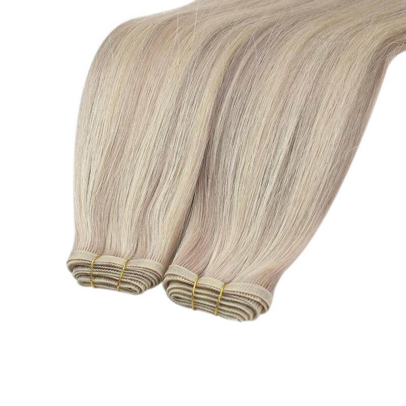 Load image into Gallery viewer, virgin human pu weft hair seamless hair extensions-great lengths hair extensions-18 inch hair extensions-what are hair extensions
