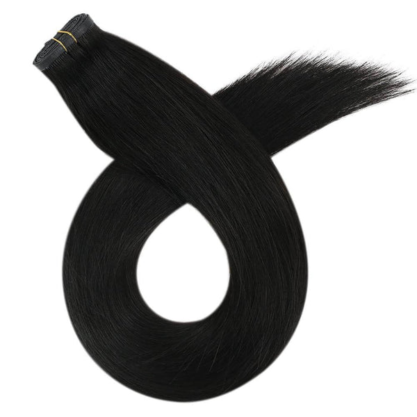 Load image into Gallery viewer, invisible human hair weft-20 inch hair extensions-16 inch hair extensions-thin hair extensions before and after-different types of hair extensions
