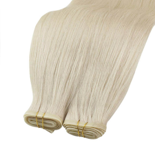 real huamn hair-natural platinum blonde hair-hair extensions human hair-light blond hair-fair hair-blonde hair extensions-best extensions for thin hair