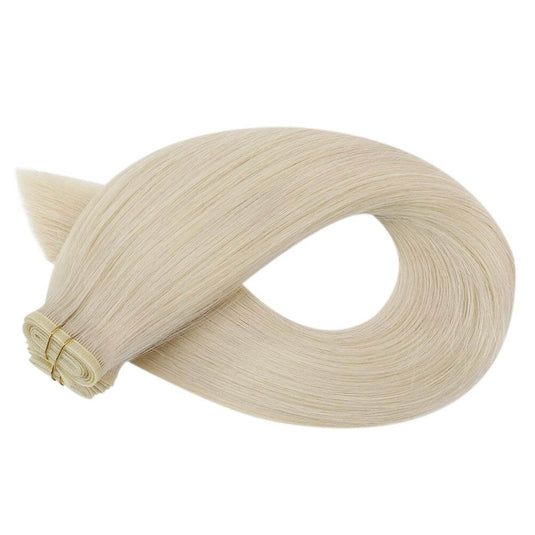 virgin pu weft platinum blonde-hair extension- hair extension lengths-extension hair-weft-weft hair extensions-weft extensions-hair weft-hair weft extensions